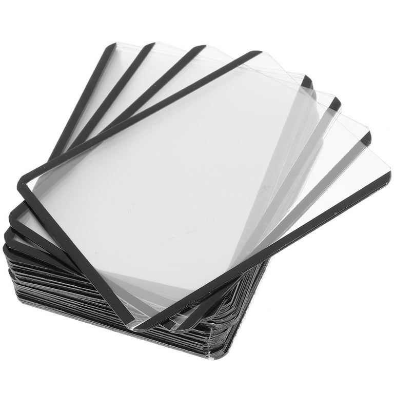 plastic gift card sleeves Amazon.com: 200 Card Sleeves Hard Plastic, Sooez Premium 35PT 3