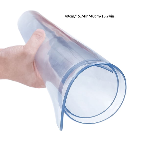 Transparent Pvc Soft Glass Table Protector, Oil-Proof and Heat-Resistant Desk Cover for Home and Restaurant Use