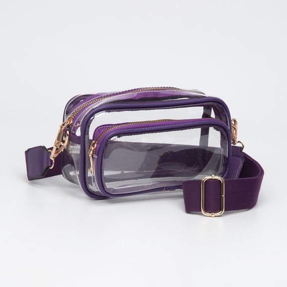 Transparent Rectangular Crossbody Bag