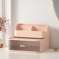 thumbnail image 1 of Transparent Rectangular Makeup Organizer Divider Tray for Brushes Eyeshadow Beauty Supplies Bathroom Vanity Storage Home Textile, 1 of 3
