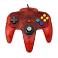 thumbnail image 1 of Transparent Red Replacement Controller for Nintendo N64 by Mars Devices, 1 of 6