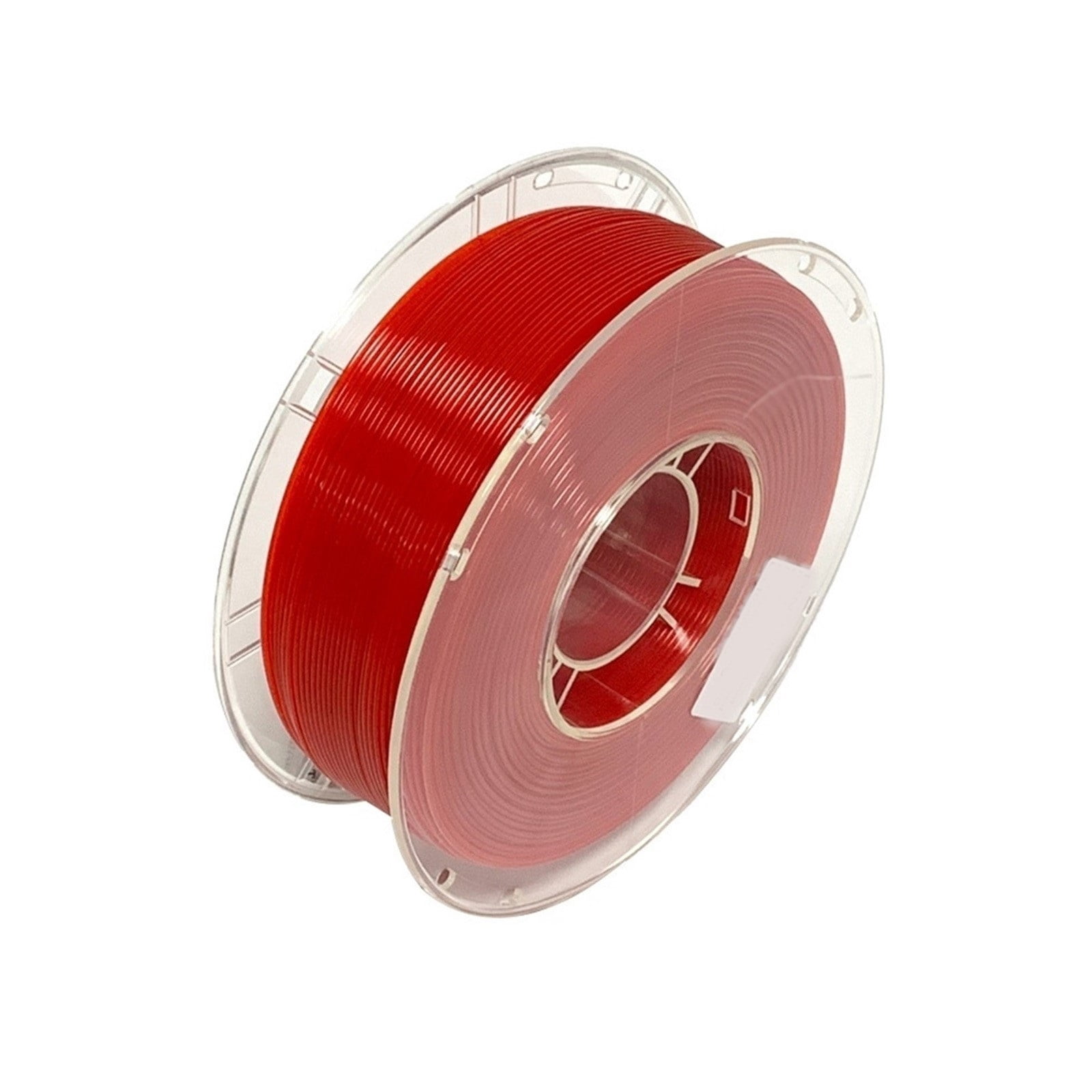 Transparent Red Solid Colorful 3D Printer Filament, Neatly Wound, Dimensional Accuracy 1.75mm +/- 0.02mm, Easy-to-Print, PLA, 1KG