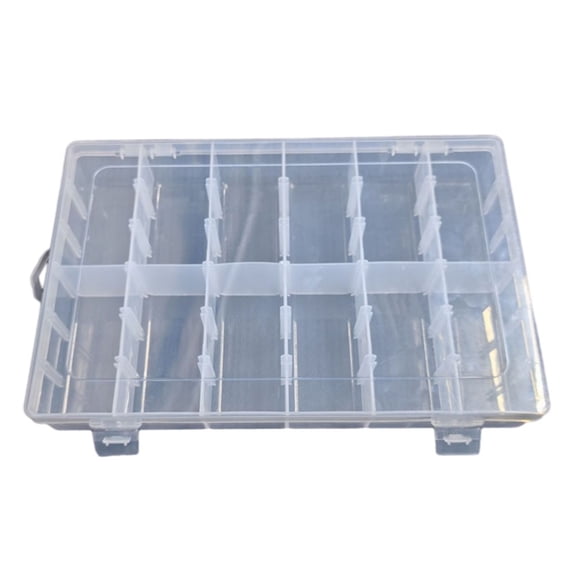 Transparent Removable Plastic Storage Container for Convenient Organization and
