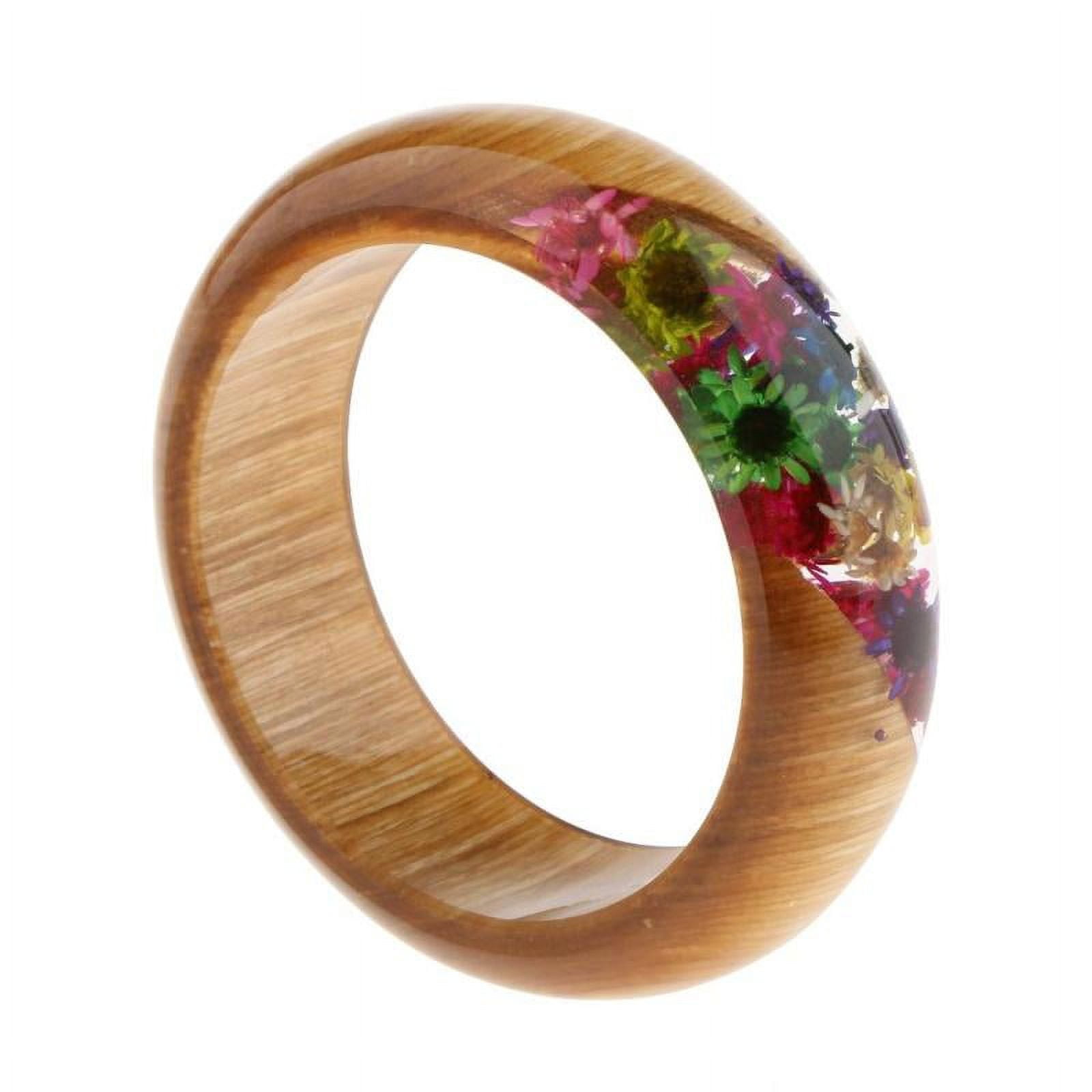 Wood hot sale resin bracelet