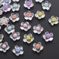 thumbnail image 1 of Transparent Resin Cabochons Flower 7.5x7.5x3mm Mixed Color, 1 of 3