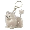 thumbnail image 1 of Transparent Resin Dog Keychain with Pet Hair Compartment - Adorable Memorial Keepsake for Pet Lovers, Lightweight Pet Loss Gift, Thoughtful Dog Lover Accessory, 2 Inch Pet Memorial Jewelry, 1 of 3