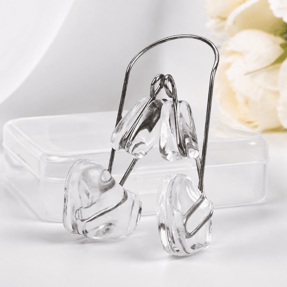 Transparent Reusable Nose Lift Shaping Clip, Adjustable Comfort Non-Surgical Nose Straightener Enhancer, Odorless Soft Silicone Nose Slimmer for Daily Party Photo Makeup Beauty Use