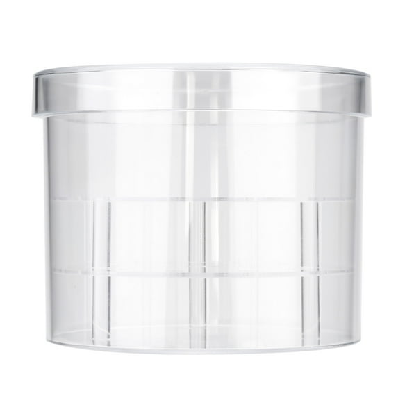 Transparent Round Acrylic Flower Box Circular Rose Storage 11 Holes