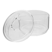 Transparent Salad Bowl Punch Clear Container with Lid Fruit Glass