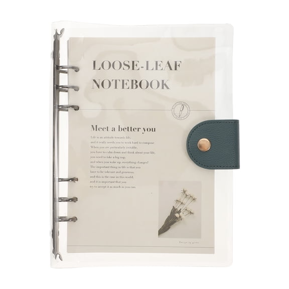 Supvox Tri-fold Loose-leaf Notebook Multi PVC Alloy for Home Use Students 1Pcs