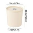 thumbnail image 1 of Transparent Sealed Food Storage Bucket,Moisture Proof Mold Proof Air Tight PET Container,Stackable Space Saving Large Opening Organizer,Household Snacks Grains Dry Food Storage Box, 1 of 2
