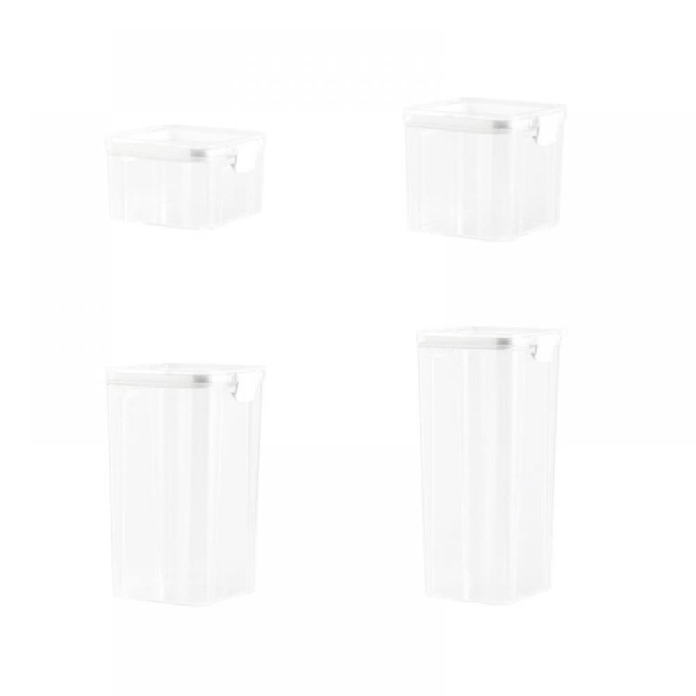 Transparent Sealed Storage Box Kitchen Food Grain Containers Square Nut