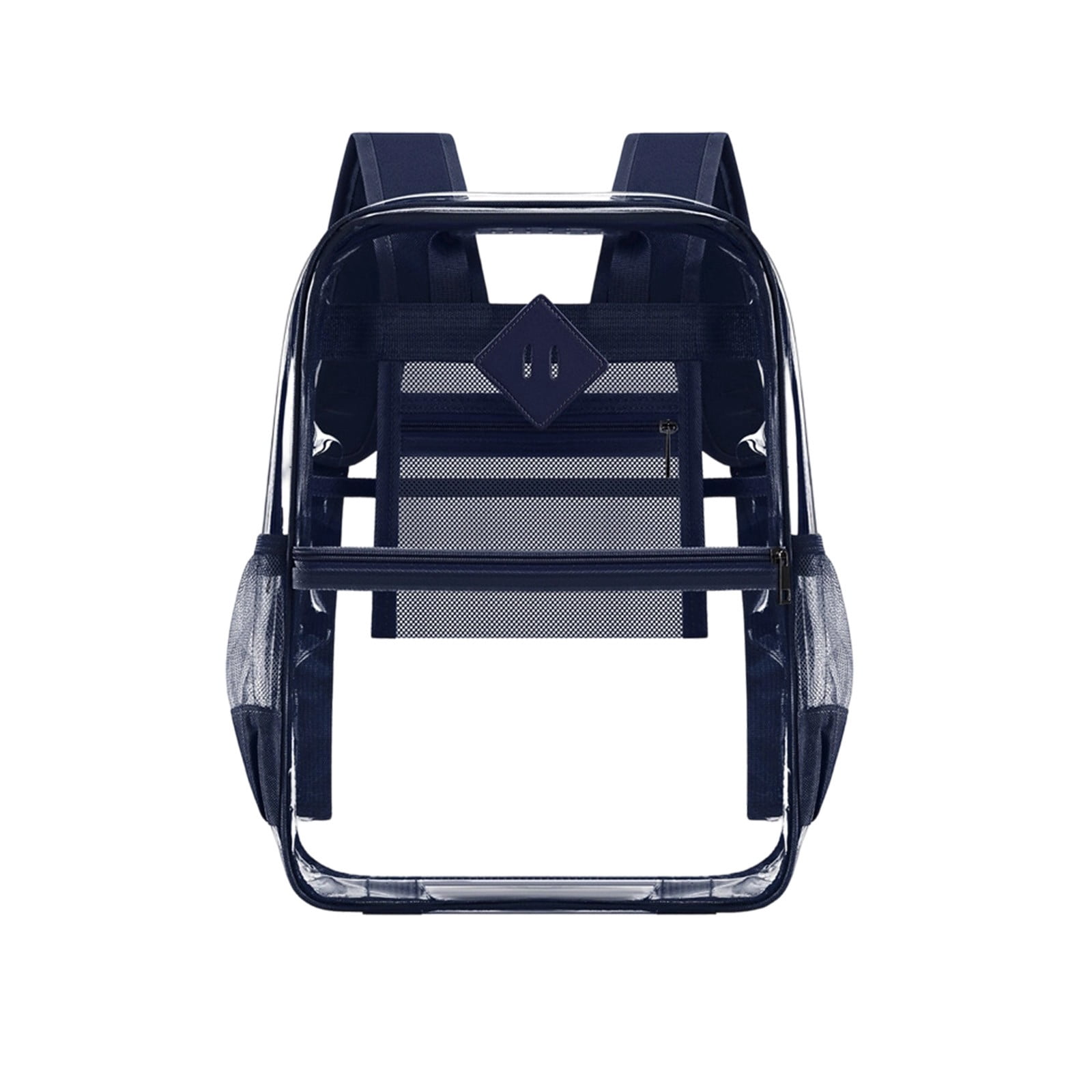 Transparent Security-Friendly PVC Backpack with Large Capacity, Multi ...