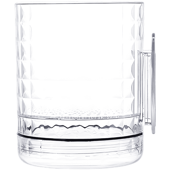 Transparent Self-Watering Wall Planter, No-Drill Wall Planter with Diamond Lattice, PET Wall Hanging Flower Pot for Indoor, Balcony, Office, Soil & Hydroponics Planting