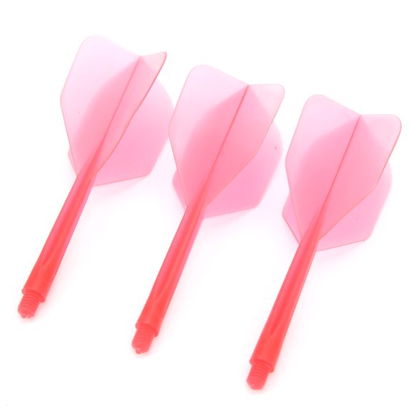 Transparent Shafts Flights Combo, Break,Resistant ABS, Standard Shape, 2BA Thread