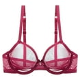 thumbnail image 1 of Transparent Sheer Mesh Underwear Bra with Soft Support Rings for Women Breathable Comfortable Design, 1 of 1
