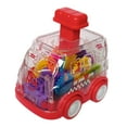 thumbnail image 1 of Transparent Shell Gear Toy Car With Push Down Handle For Active Play, Colorful Moving Gears Spark Curiosity About Mechanics, Ideal For Toddlers And Kids To Develop Fine Motor, 1 of 6
