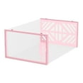 thumbnail image 1 of Transparent Shoe Box Stackable, Side Opening Plastic Shoe Storage Organizer, Load-Bearing Clear Shoe Container for Closet, Entryway and Rental Home Storage, 1 of 12