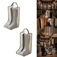 thumbnail image 1 of Transparent Shoe Dust Bag Large Capacity | Waterproof Boot Storage Organizer | Clear Mesh Polyester | Travel Portable Handle | Fits High Boots Sneakers | Dust & Moisture Protection 48x28x20cm, 1 of 6