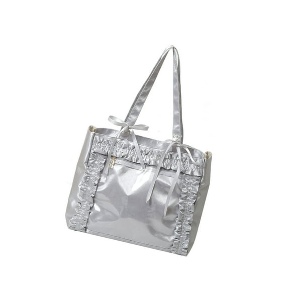 Transparent Shoulder Bag Fashion Itabag Clear Window for Pins Display Toted Bag Handbag for Women Girls Gifts