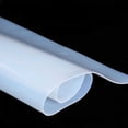 thumbnail image 1 of Transparent Silicone Film,500X500mm Silicone Rubber Sheet,High Temperature Gasket Material,White Flexible Solid Rubber Sheet for Sealing Gasket, 1 of 7