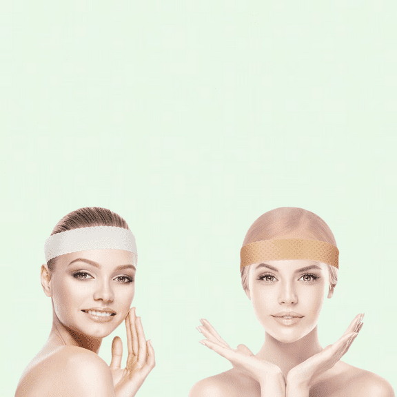 Transparent Silicone Wig Grip Band and Nylon Wig Cap Set, Non-slip and Sweatproof Hair Accessories for Wig and Sports Yoga