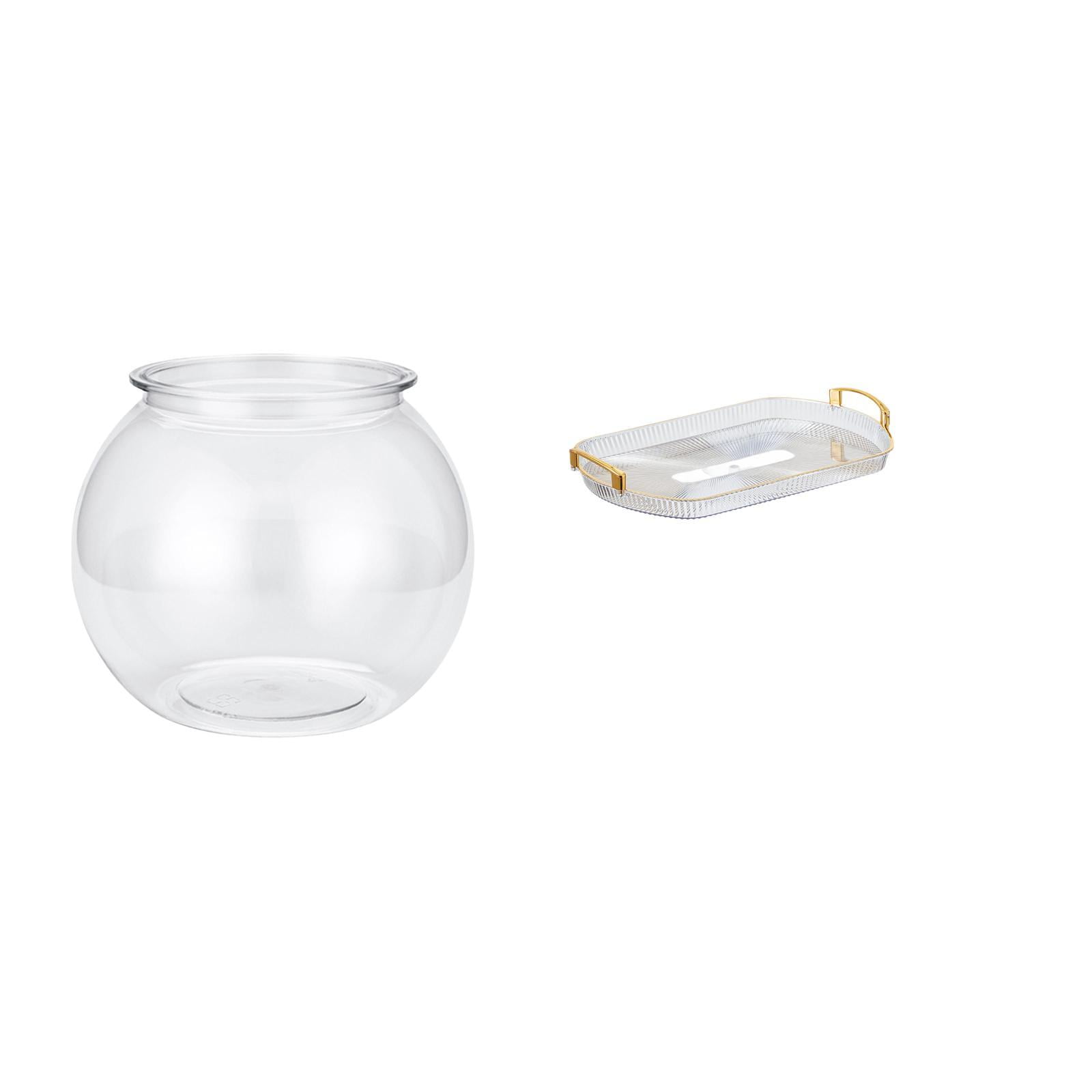 Transparent Small Fish Tank Rectangle Storage Tray Multipurpose PP ...