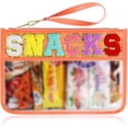 thumbnail image 1 of Transparent Snack Storage Bag, Usupdd Waterproof Zipper Pouch Handheld Makeup Bag, Portable Toiletry Organizer for Travel Cosmetics Essentials, 1 of 7