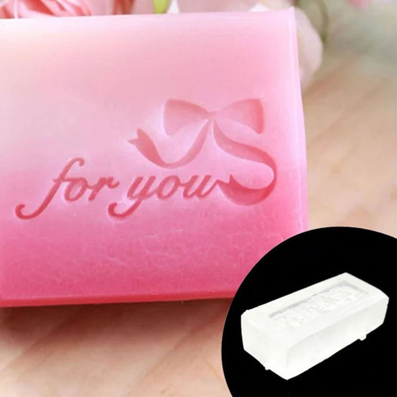 Transparent Soap Stamp Valentine's Day Acrylic Handmade Soap Seal Soap ...
