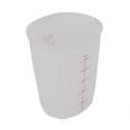 thumbnail image 1 of Transparent Soft Silicone Measuring Cup Visual Semi permeable Milk Cup (500ml), 1 of 8