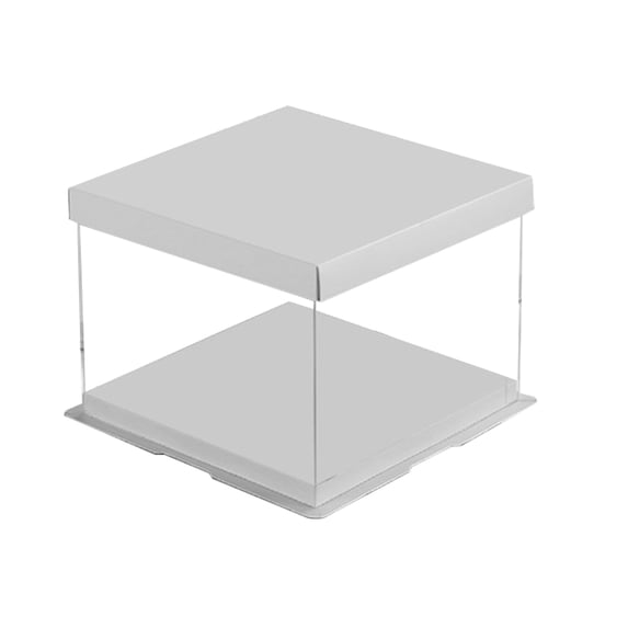 RENACLIPY White Cake Box - Bakery Packaging for Cakes, Pastries, and Desserts, Perfect for Parties and Special Occasions