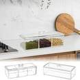 thumbnail image 1 of Transparent Stackable Rectangular Acrylic Storage Box Set, Dustproof Organizer for , Hair Accessories, Cotton Pads, Swabs, Vanity or Desk, Clear, 3-Tier, 1 Set, 1 of 9
