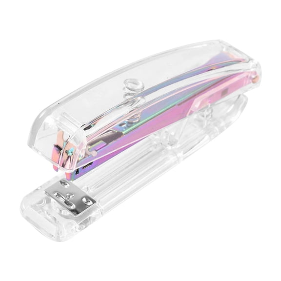 Transparent Stapler | 8-Page Binding Capacity | Gold, Silver, Colorful Options | Student & Office Supplies | 8-Pack