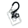 thumbnail image 1 of Transparent Star Photocard Holder Keychain Cute Photo Card Protector For Bus Student ID And Collectible Cards, 1 of 3