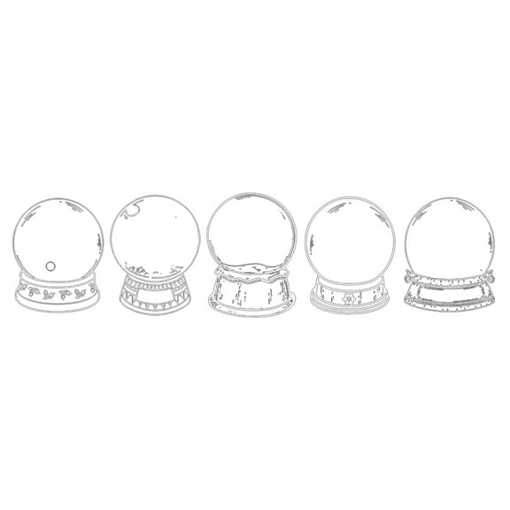 Transparent Sticker Package Bottle Dried Flower Hand Account Sticker Transparent Bookmark Glass Bottle Sticker Decoration