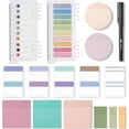 thumbnail image 1 of - Transparent Sticky Note Set, 1000 Sheets, Colorful, Bible Sticky Notes Clear Sticky Notes Transparent, Transparent Sticky Notes for Bible Study, Stocky Notes for Bible Journaling, 1 of 8