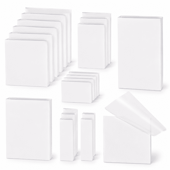 Transparent Sticky Notes, 20 Pads, 1000 Sheets in 6 Sizes for Books, Notes and Bible Annotation