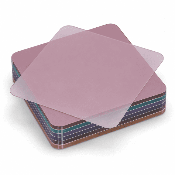 Transparent Sticky Notes 3x3 Inch 6 Colors 3 Pack 900 Sheets See-through Note Pads