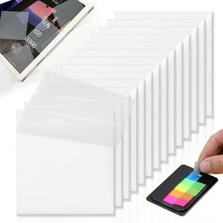 MAGICLULU 1 Set Easy to Reuse Dry Erase Notes Adhesive Note Boards Decals  Reusable Dry Erase Wall Sticker to Do Colored Tabs Sticky Message Sticker