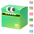 thumbnail image 1 of Transparent Sticky Notes, Monster Sticky Note Dispenser, Clear Post It Notes 105 Sheets, Pull‑out Dispenser Sticky Notes, Cute Back To School Supplies for Book Annotation Desk Decor-Green, 1 of 6