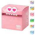 thumbnail image 1 of Transparent Sticky Notes, Monster Sticky Note Dispenser, Clear Post It Notes 105 Sheets, Pull‑out Dispenser Sticky Notes, Cute Back To School Supplies for Book Annotation Desk Decor-Pink, 1 of 6