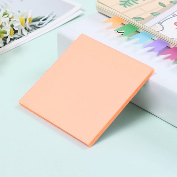 Transparent Sticky Notes Pad, Translucent Water-Resistant Memo Sheets, See-Through Design for Marking Text and Plans, Unique Organizer for Books, Journals, and Office Use