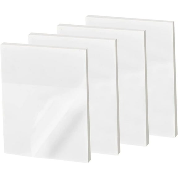 Transparent Sticky Notes,Self-Stick Note Pads, Clear Sticky Notes,Happon 70mm*95mm Transparent Self Adhesive Removable, Waterproof Notes, Suitable for Writing and Taking Notes on Books