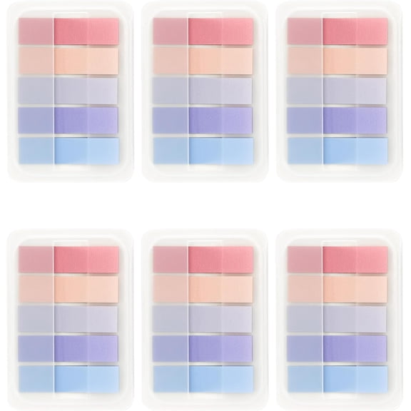 Transparent Sticky Notes Tabs, 600 pcs, Transparent Pop Up Writable Colored Book Index Tab, File Flags, Self Adhesive Divider Sticker for Notebook, Office, School, Teacher, Planner, Memo
