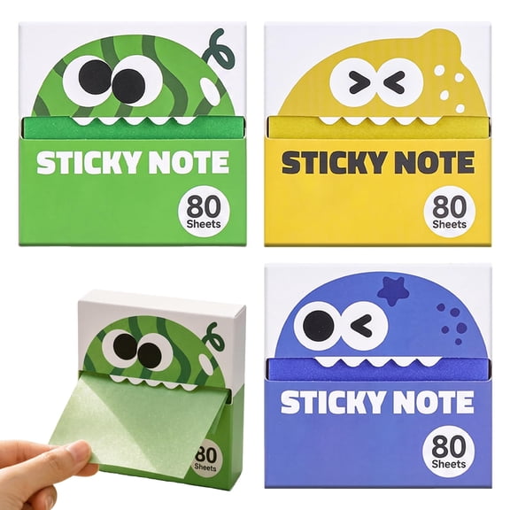 Transparent Sticky Notes, Transparent Pull Out Sticky Notes, Strong Clear Notes