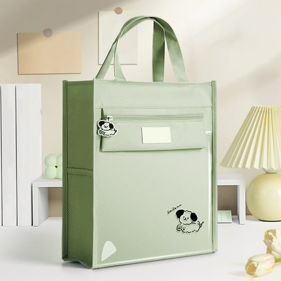 Transparent Storage Bags, Reusable Multi-Compartment Organizer Bag, Durable Canvas Tote with Reinforced Handles & Transparent Zipper Pockets, Waterproof Storage Bags for Travel Gym Essentials