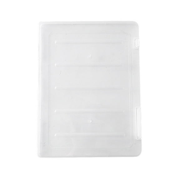 Transparent Storage Box under $5! Yrmaups Clear Plastic Document Storage Box, Transparent File Organizer for Papers, Certificates, Home Office Supplies, Stackable Filing Case with Lid