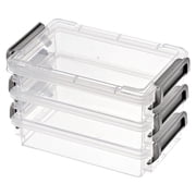 Transparent Storage Box With Lids,Clip Box,Stackable Transparent Plastic Bins With Latching Lids,Plastic Container Box For Organizing,Portable File Box Stackable Storage Containers For Home,B