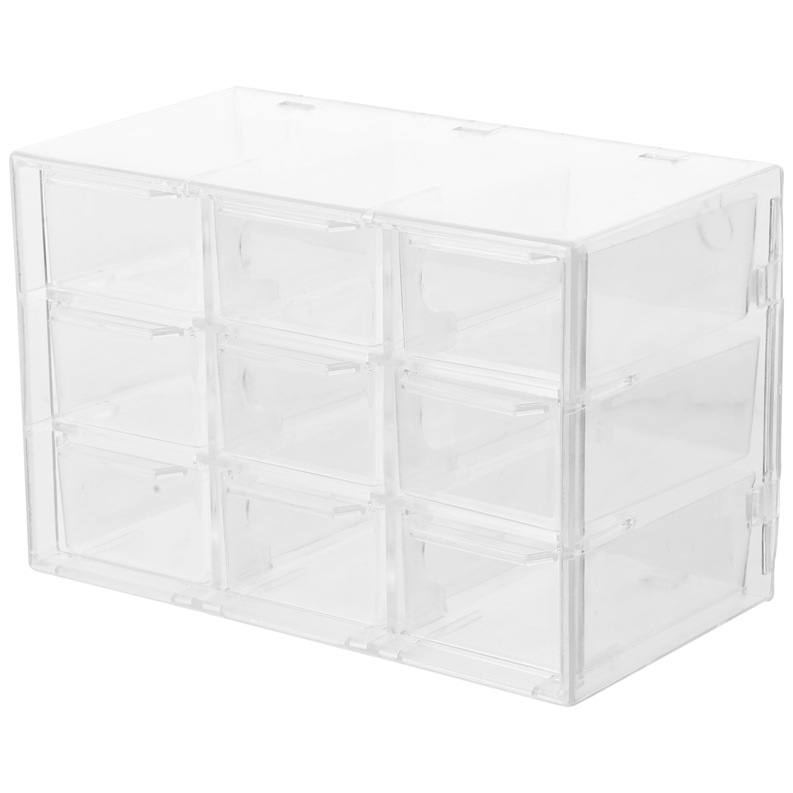 Transparent Storage Box Plastic Drawers Mini Organizer Desk Desktop