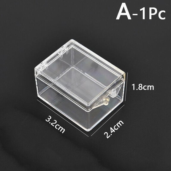 Transparent Storage Case Many Sizes Plastic Pc Desktop Storage Boxes Rectangular Insect Specimen Jewelry Display Storage Boxes